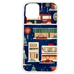 Cars Snow City Landscape Vintage Old Time Retro Pattern Iphone 12 Pro Max Tpu Uv Print Case