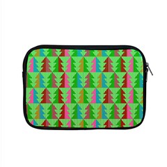 Trees Pattern Retro Pink Red Yellow Holidays Advent Christmas Apple Macbook Pro 15  Zipper Case