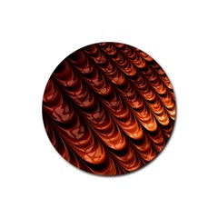 Fractal Frax Rubber Coaster (round) by Askadina