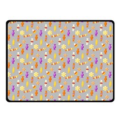 Halloween Candy Two Sides Fleece Blanket (small)