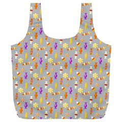 Halloween Candy Full Print Recycle Bag (xxxl) by Askadina