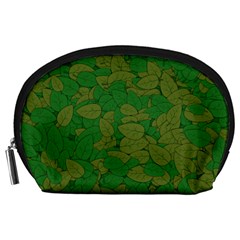 Vectors Leaves Background Plant Accessory Pouch (large)