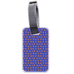 Cute Sketchy Monsters Motif Pattern Luggage Tag (two Sides)