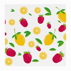 Strawberry Lemons Fruit Medium Glasses Cloth (2 Sides)