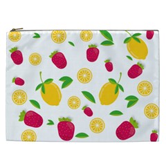 Strawberry Lemons Fruit Cosmetic Bag (xxl)