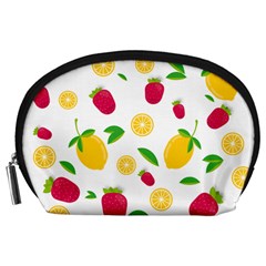 Strawberry Lemons Fruit Accessory Pouch (large)