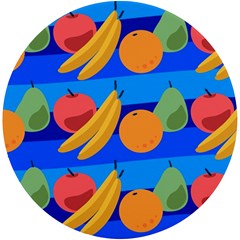 Fruit Texture Wave Fruits Uv Print Round Tile Coaster by Askadina