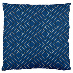 Plaid Background Blue 16  Baby Flannel Cushion Case (two Sides)