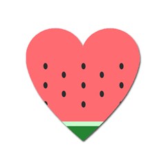 Watermelon Melon Fruit Healthy Food Meal Breakfast Lunch Juice Lemonade Summer Heart Magnet