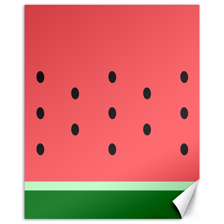 Watermelon Melon Fruit Healthy Food Meal Breakfast Lunch Juice Lemonade Summer Canvas 16  x 20 