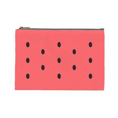 Watermelon Melon Fruit Healthy Food Meal Breakfast Lunch Juice Lemonade Summer Cosmetic Bag (large)