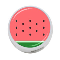 Watermelon Melon Fruit Healthy Food Meal Breakfast Lunch Juice Lemonade Summer 4-port Usb Hub (one Side) by Maspions