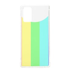 Rainbow Cloud Background Pastel Template Multi Coloured Abstract Samsung Galaxy Note 20 Tpu Uv Case by Maspions