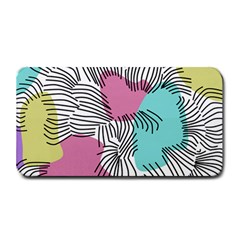 Lines Line Art Pastel Abstract Multicoloured Surfaces Art Medium Bar Mat