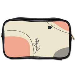 Pattern Line Art Texture Minimalist Design Toiletries Bag (two Sides)