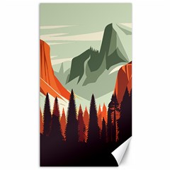 Mountain Travel Canyon Nature Tree Wood Canvas 40  X 72 