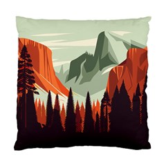 Mountain Travel Canyon Nature Tree Wood Standard Cushion Case (two Sides) by Maspions