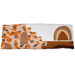 Bohemian Digital Minimalist Boho Style Geometric Abstract Art Body Pillow Case (dakimakura)