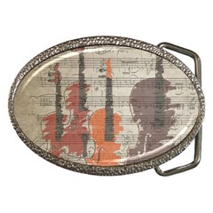 Music Notes Score Song Melody Classic Classical Vintage Violin Viola Cello Bass Belt Buckles by Maspions