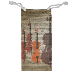 Music Notes Score Song Melody Classic Classical Vintage Violin Viola Cello Bass Jewelry Bag by Maspions