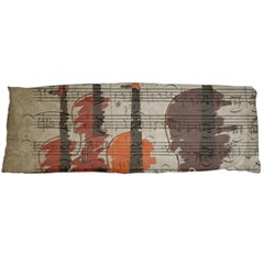 Music Notes Score Song Melody Classic Classical Vintage Violin Viola Cello Bass Body Pillow Case (dakimakura) by Maspions