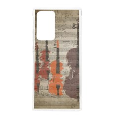 Music Notes Score Song Melody Classic Classical Vintage Violin Viola Cello Bass Samsung Galaxy Note 20 Ultra Tpu Uv Case by Maspions