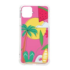 Ocean Watermelon Vibes Summer Surfing Sea Fruits Organic Fresh Beach Nature Iphone 11 Pro Max 6 5 Inch Tpu Uv Print Case by Maspions