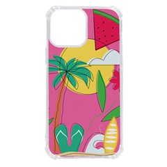 Ocean Watermelon Vibes Summer Surfing Sea Fruits Organic Fresh Beach Nature Iphone 13 Pro Max Tpu Uv Print Case by Maspions