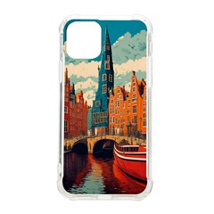 London England Bridge Europe Buildings Architecture Vintage Retro Town City Iphone 11 Pro 5 8 Inch Tpu Uv Print Case by Maspions