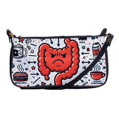 Health Gut Health Intestines Colon Body Liver Human Lung Junk Food Pizza Shoulder Clutch Bag