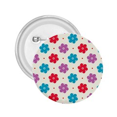 Abstract Art Pattern Colorful Artistic Flower Nature Spring 2 25  Buttons