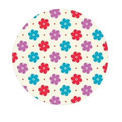 Abstract Art Pattern Colorful Artistic Flower Nature Spring Mini Round Pill Box (pack Of 5) by Bedest
