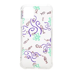 Fish Lilies Sea Aquatic Flowers Algae Bubble Animal Wildlife Nature Ocean Iphone 11 Pro Max 6 5 Inch Tpu Uv Print Case by Bedest