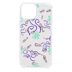 Fish Lilies Sea Aquatic Flowers Algae Bubble Animal Wildlife Nature Ocean Iphone 13 Mini Tpu Uv Print Case by Bedest