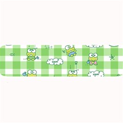 Frog Cartoon Pattern Cloud Animal Cute Seamless Large Bar Mat by Bedest