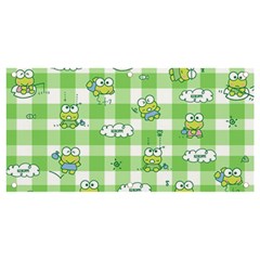 Frog Cartoon Pattern Cloud Animal Cute Seamless Banner And Sign 4  X 2  by Bedest