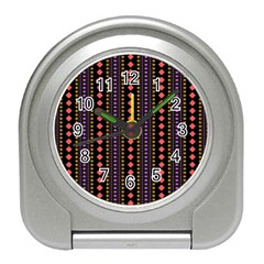 Beautiful Digital Graphic Unique Style Standout Graphic Travel Alarm Clock by Bedest