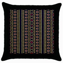 Background Art Pattern Design Throw Pillow Case (black)