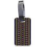 Background Art Pattern Design Luggage Tag (two sides) Back