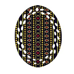 Background Art Pattern Design Ornament (oval Filigree) by Bedest