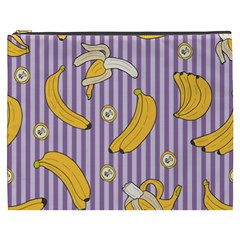 Pattern Bananas Fruit Tropical Seamless Texture Graphics Cosmetic Bag (xxxl)