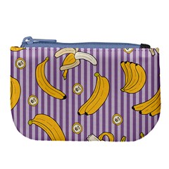 Pattern Bananas Fruit Tropical Seamless Texture Graphics Large Coin Purse by Bedest