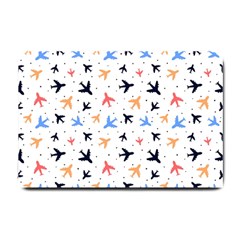 Airplane Pattern Plane Aircraft Fabric Style Simple Seamless Small Doormat by Bedest