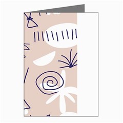 Abstract Leaf Nature Natural Beautiful Summer Pattern Greeting Cards (pkg Of 8) by Bedest