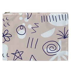 Abstract Leaf Nature Natural Beautiful Summer Pattern Cosmetic Bag (xxl)