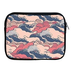 Waves Ocean Sea Water Pattern Rough Seas Digital Art Nature Nautical Apple Ipad 2/3/4 Zipper Cases