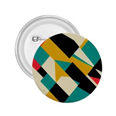 Geometric Pattern Retro Colorful Abstract 2 25  Buttons