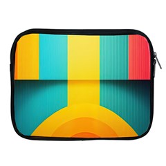 Colorful Rainbow Pattern Digital Art Abstract Minimalist Minimalism Apple Ipad 2/3/4 Zipper Cases by Bedest
