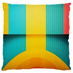 Colorful Rainbow Pattern Digital Art Abstract Minimalist Minimalism 16  Baby Flannel Cushion Case (two Sides)