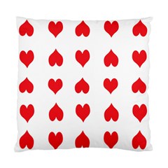 Heart Red Love Valentines Day Standard Cushion Case (one Side)